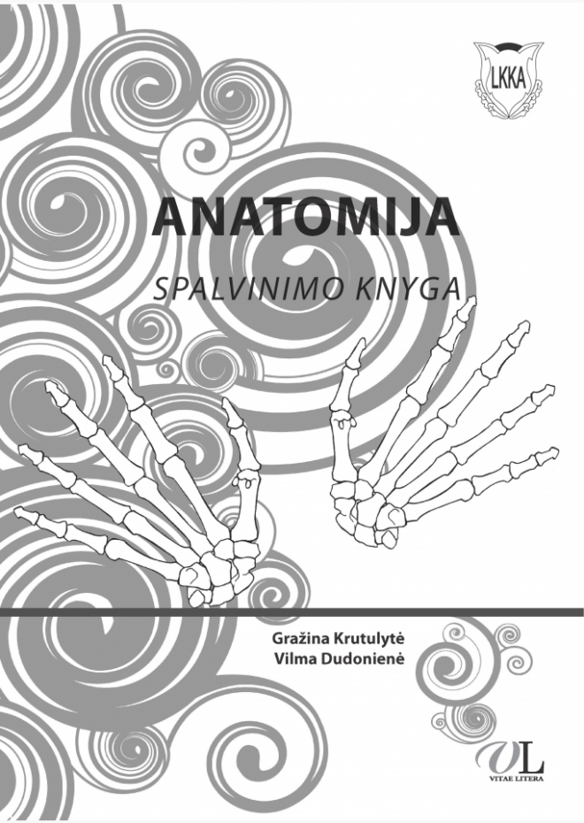 Anatomija. Spalvinimo knyga