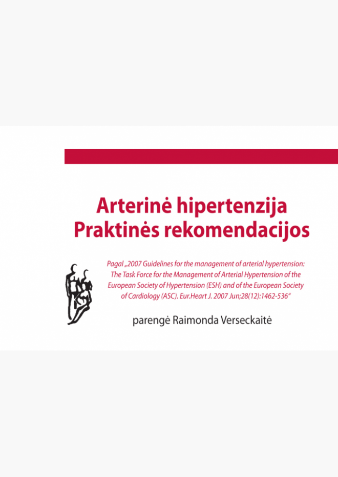 Arterinė hipertenzija. Praktinės rekomendacijos