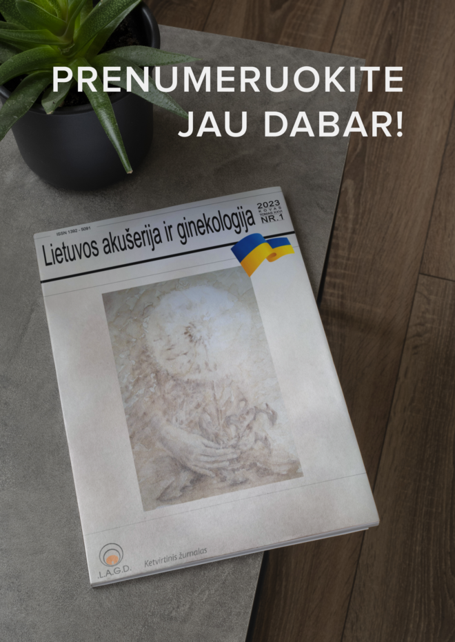 Lietuvos akušerija ir ginekologija prenumerata, 2025